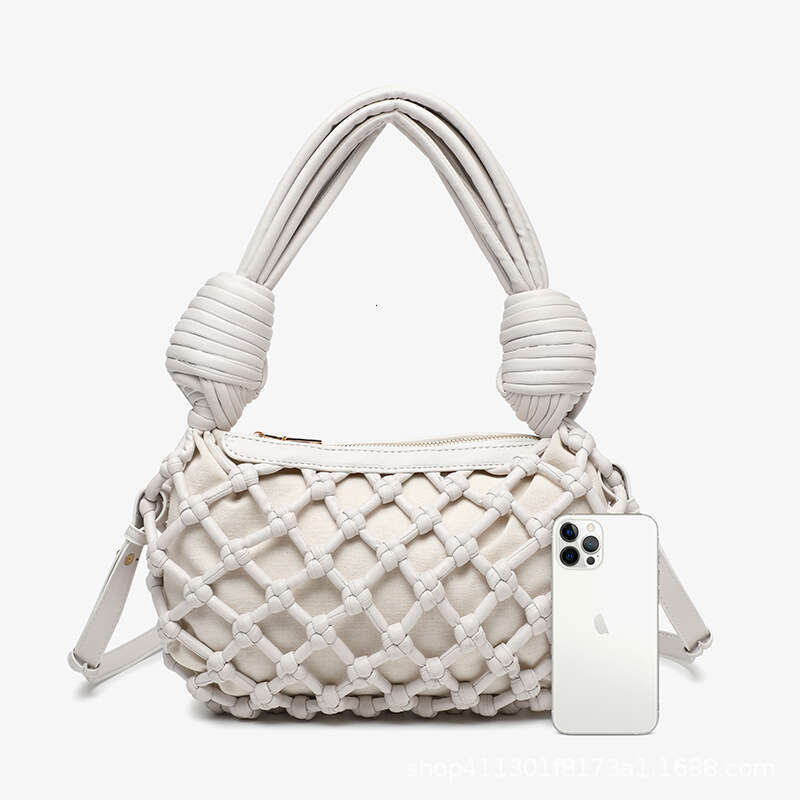 Handmade Woven For Women's New Autumn Korean High-End Small Ins Versatile Casual Large Capacity Crossbody Bag