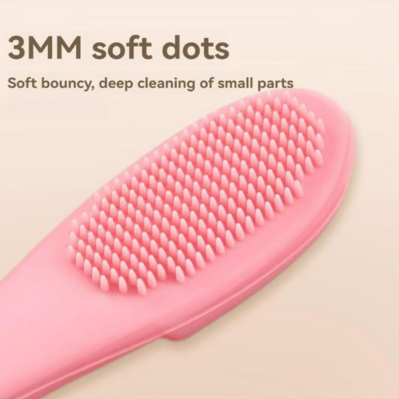 Grooming Brush For Cat Chin Soft Silicone Grooming Chin Scrubber Non-Slip Cleaning Brush Finger Multifunctional Pet Supplies For