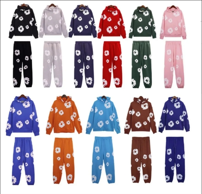 hoodie designer Mens Denim hoodies sweatshirts pullover hooded Letter print designer for man and woman hip hop fashion sweatpants Cotton Wreath Sweatshirt S-XL