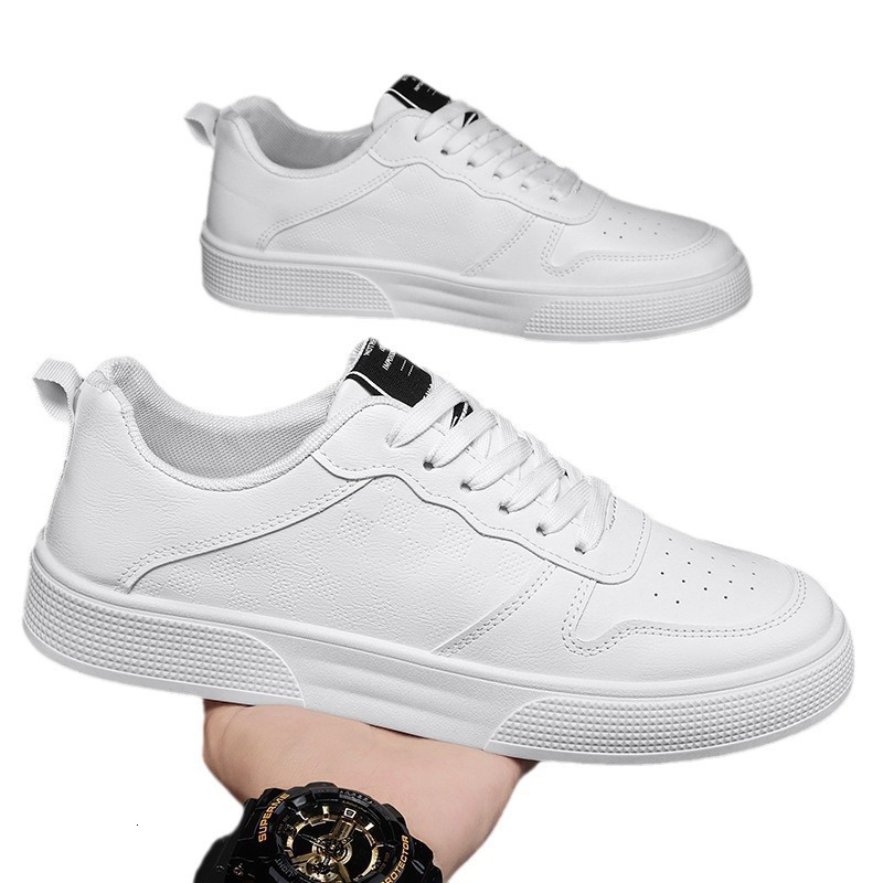 Men's Summer New Designer Breathable High Quality Leather Surface Small White Multi Functional Sports And Leisure Low Cut Versatile Fashion Board