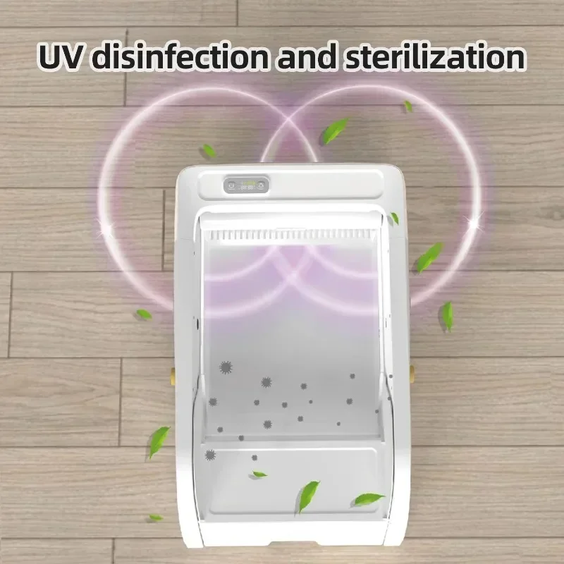 Smart Cat Litter Box Automatic Self-cleaning Cat Bedpans Semi Enclosed Toilet Trainer Pet Products Cat's Accessories with App