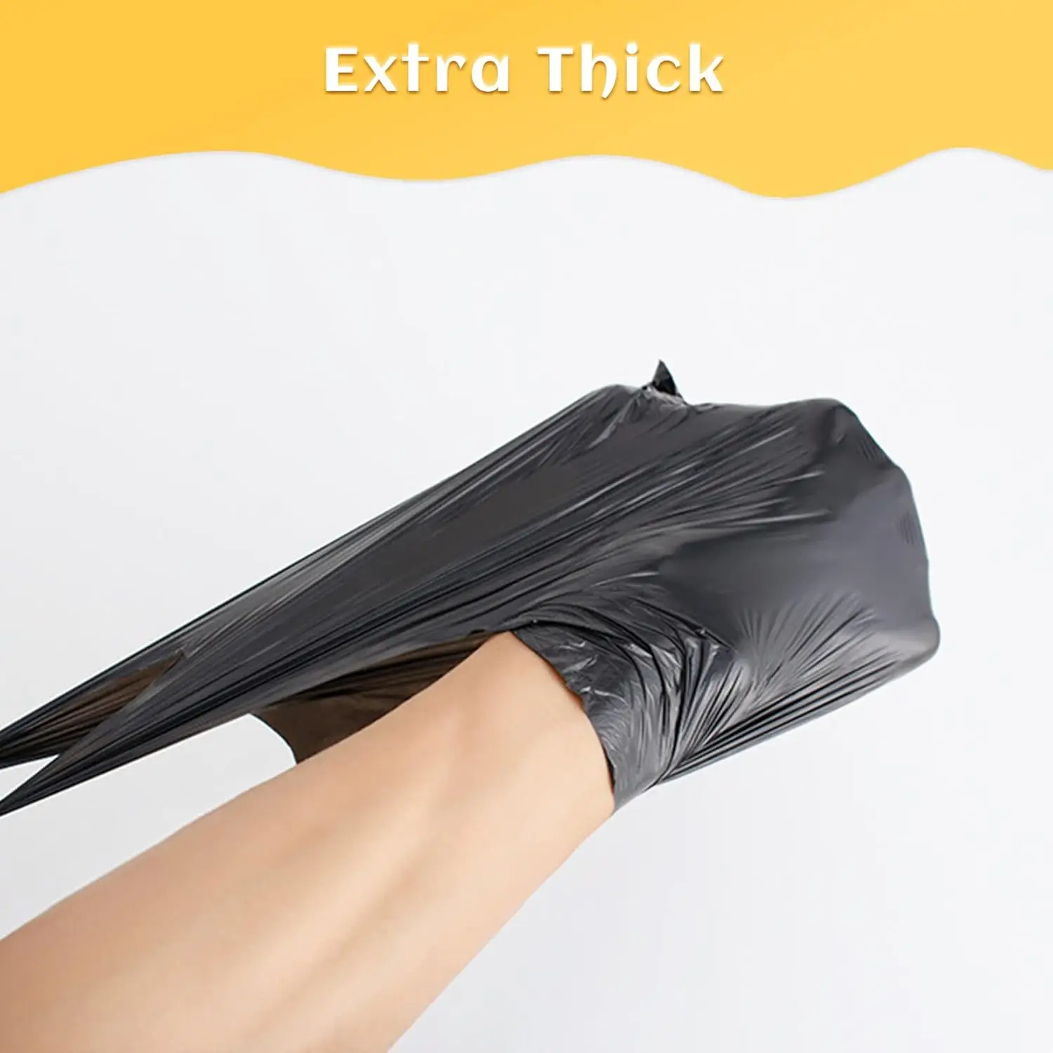 Dog Cat Poop Bags100Pcs Black Pet Small Waste Bags with Handle Small Plastic Garbage Bags for Pet Poop Desktop Litter Car