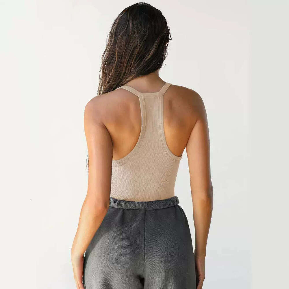 Y2K Spring/Summer New Knitted Vest Women's Sexy Slim Fit BM Top Trendy Brand Underlay Shirt