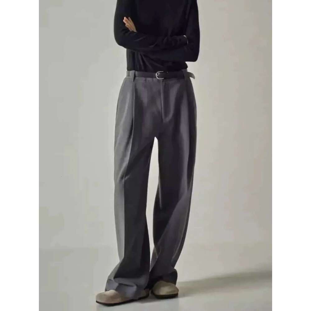 Women New Spring And Summer Loose Casual Straight Wide-Leg Drape Or Mopping Pants