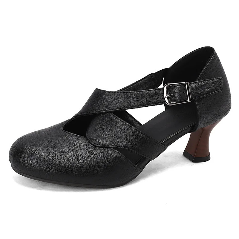 Spring Shoes Female Sandal High Heels All-Match Espadrilles Platform Round Toe Womens Girls High-heeled Lacquered Clear Fa 250303