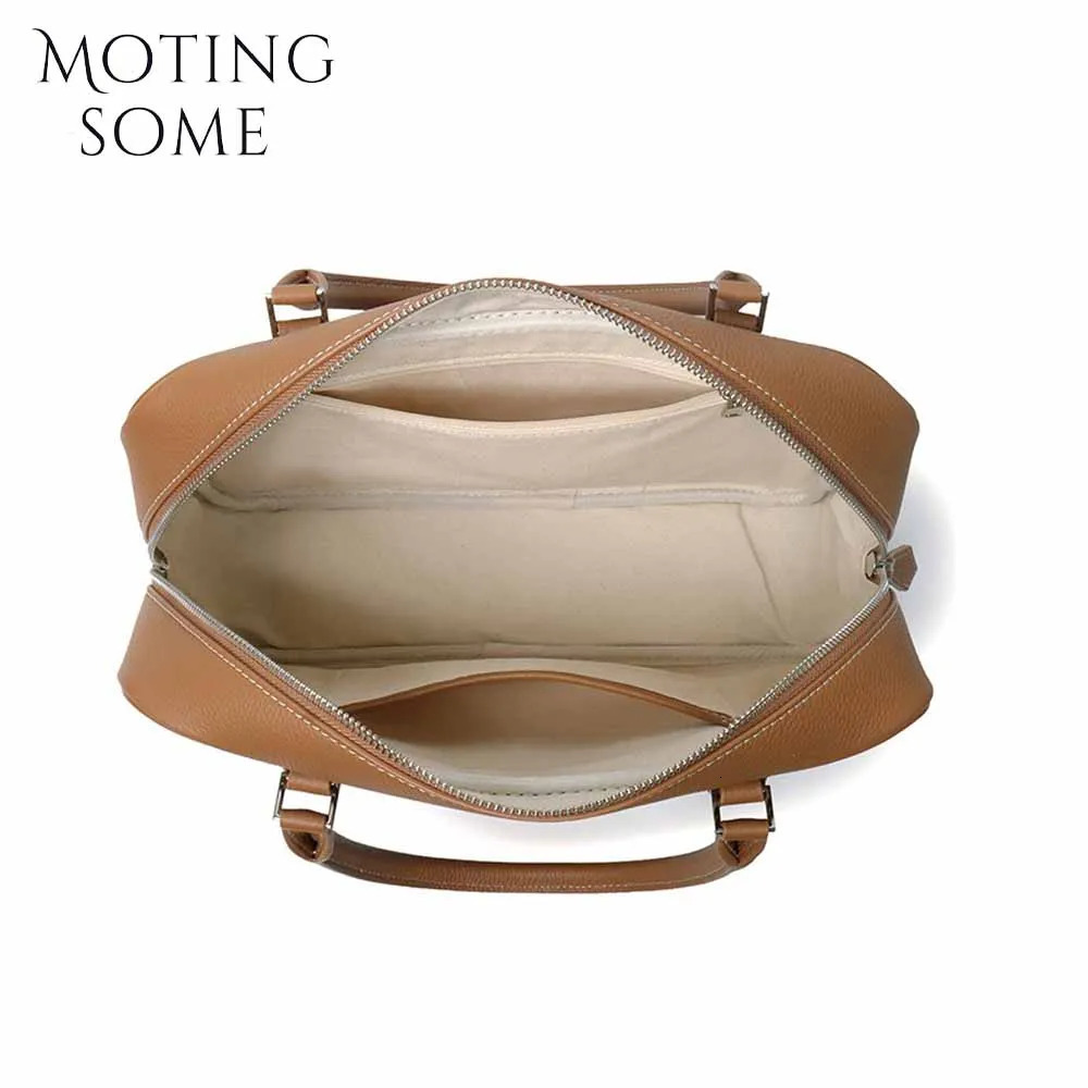 Motingsome TOGO Cowhide Leather Women Bag Light Shoulder Handbag and Purses Crossbody Pouch Lady Satchels Casual Tote 250303