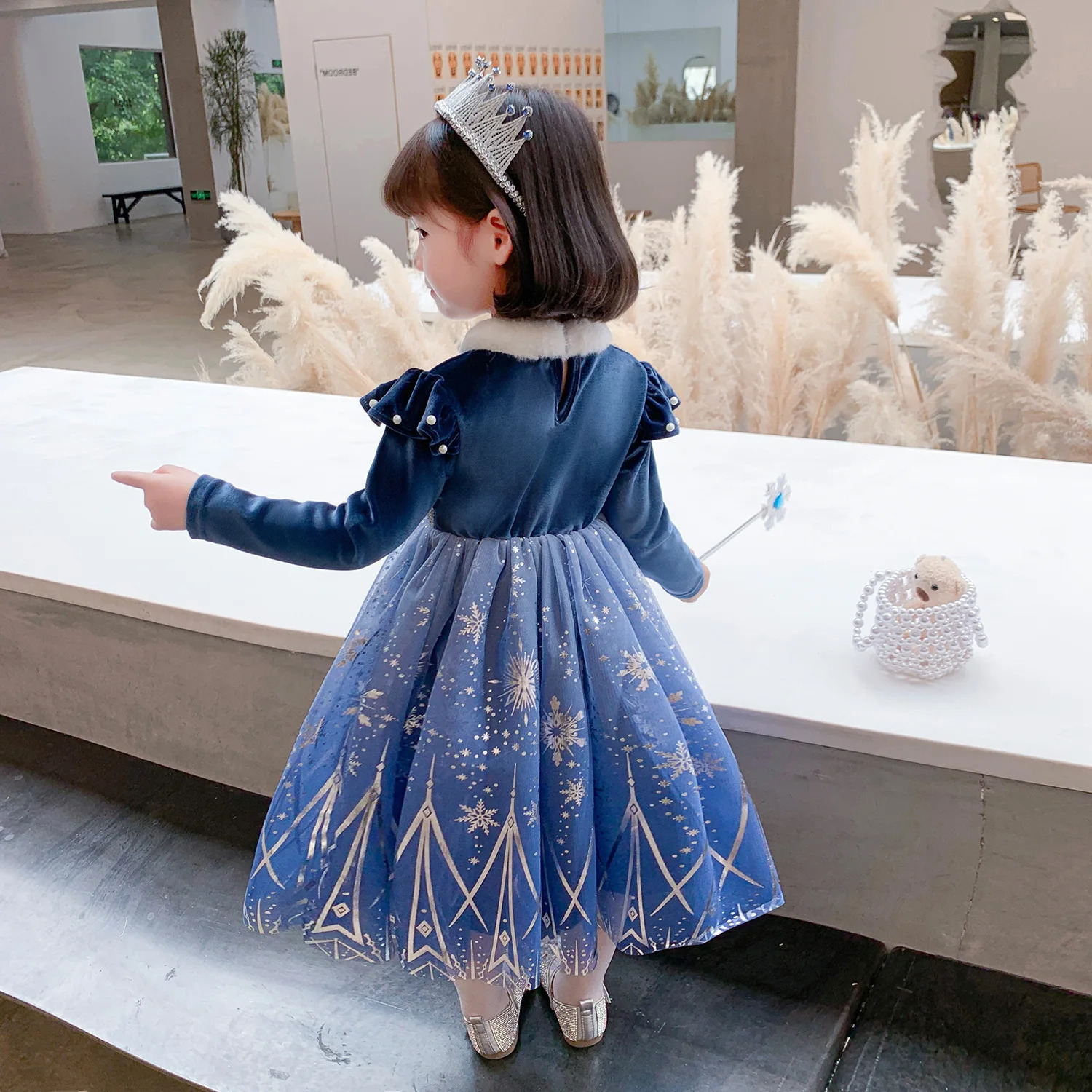 Girls Princess Dress For Kids Halloween Cosplay Party Costume Children Christmas Up Disguise Girl 250303