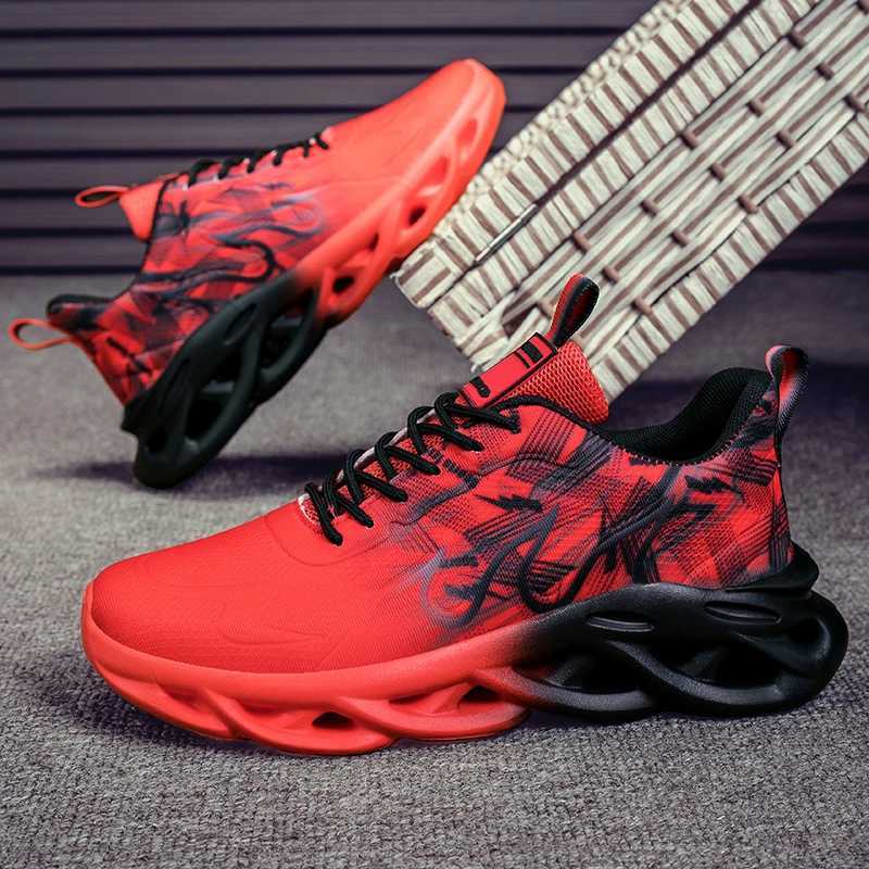 High Quality Red Mens Running Shoes Platform Blade Sneakers Man Women Sport Sneaker Comfortable Men Athletic Shoe tenis hombres Z250225