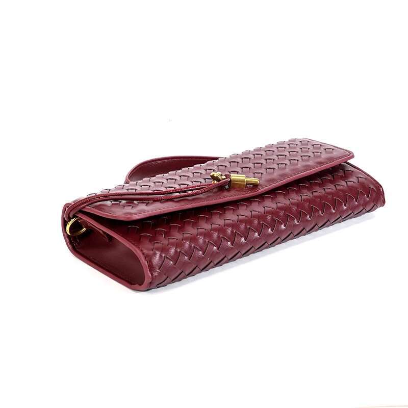 2024 New Hand-Woven Soft Pu Leather Single Shoulder Evening Party Handbag Crossbody Designer Bag For Women