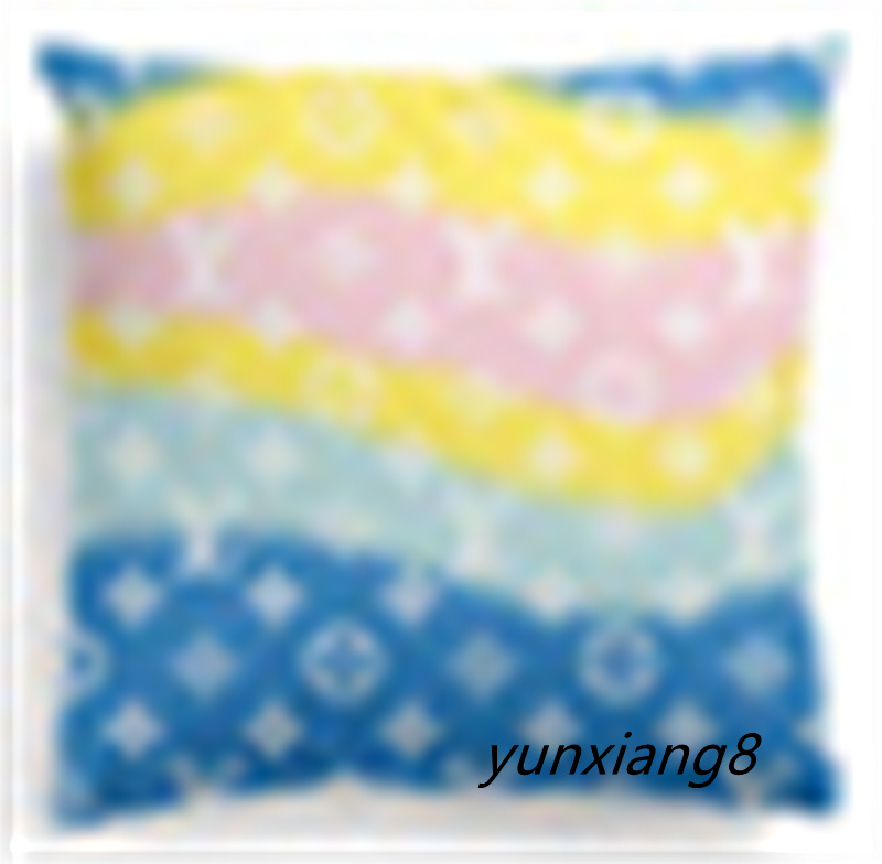 Pillowcase Square Fashion Living Room Sofa Short Plush Pillow Core Detachable Wash