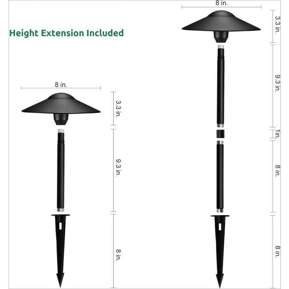 3W Landscape lighting12V Landscape Lights Low Voltage Landscape Path Lights Warm White Waterproof Outdoor Replaceable G4 LEDBulb Z250304