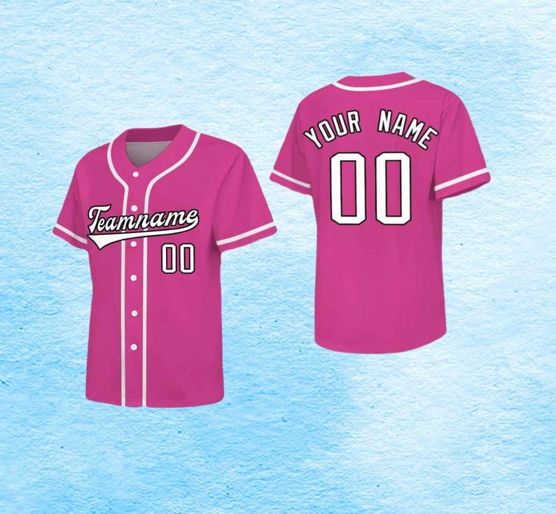 Custom Baseball Jersey Stitched Printed softball jersey Personalized Team Sport Shirts Custom Name Number Couple Jersey for Men and Women Adult