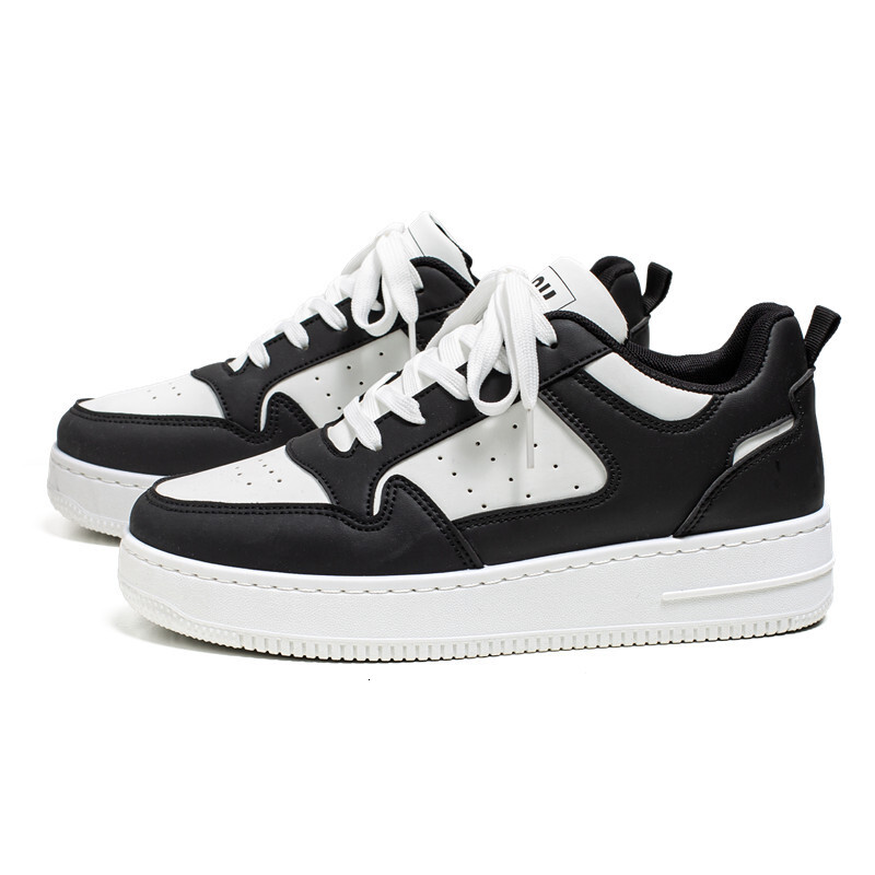 Men's Spring New Fashionable Breathable White Shoes Student Trendy Designer Shoes Multi Functional Thick Soled Sports And Leisure Low Cut Board S