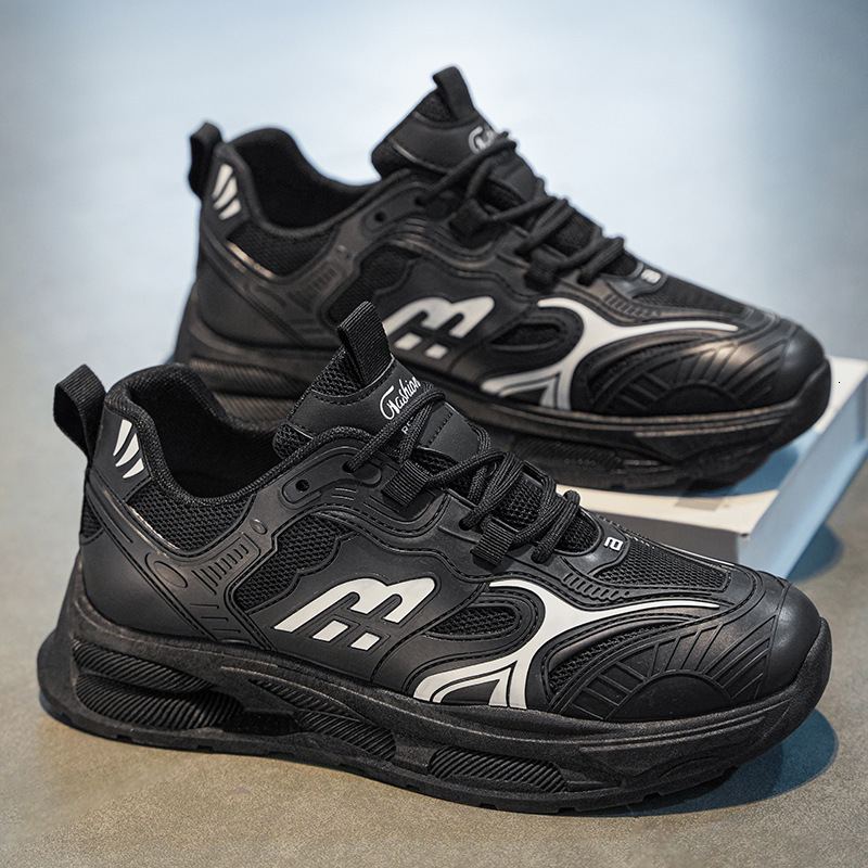 2025 Four Seasons New Designer Men s Original Lightweight Breathable Mesh Sports Korean Edition Fashion Multi Functional Thick Soled Running Shoes