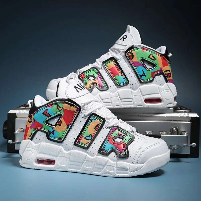 Women Baske tball Fashion Platform Sports Shoes High Top Air Cushioned Casual Sneakers Men atillas De Dep orte