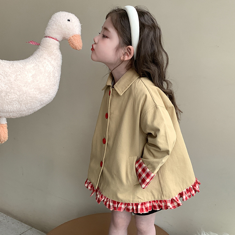 Ddmyshoesvip Girls Wind Jacket New Fashionable Western Style Children S Clothing Female Baby Spring And Autumn Casual Versatile Coat