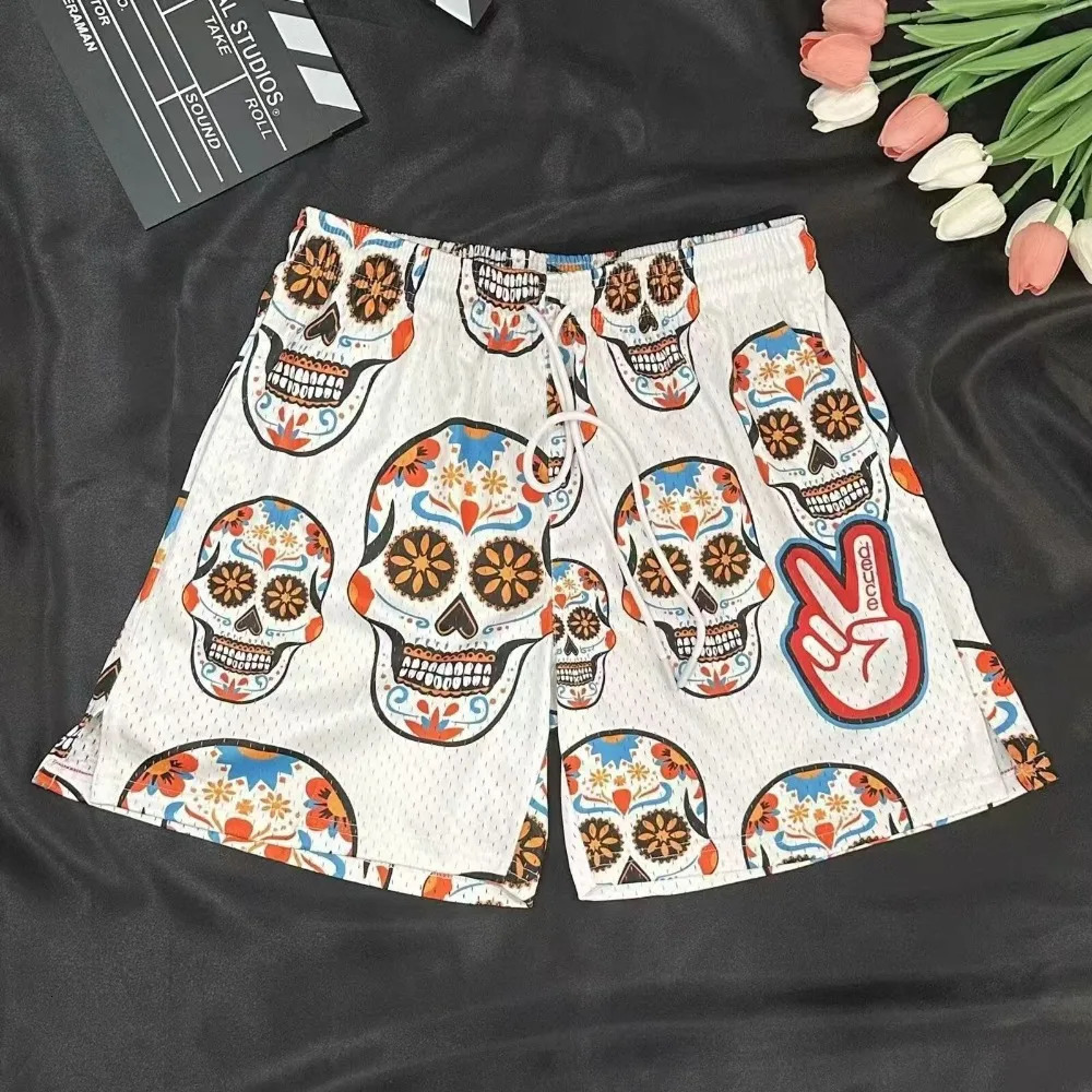 2425 Selling Adult Sports Shorts Fashionable Beach Breathable Loose Outdoor Ball Training Paradigm Flower 250225