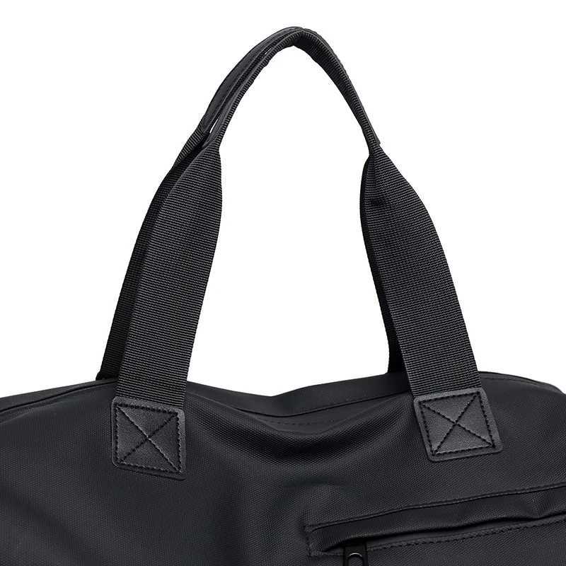 High end large capacity handbag foldable travel bag mens portable oversized fitness bag lightweight travel bag Y250304