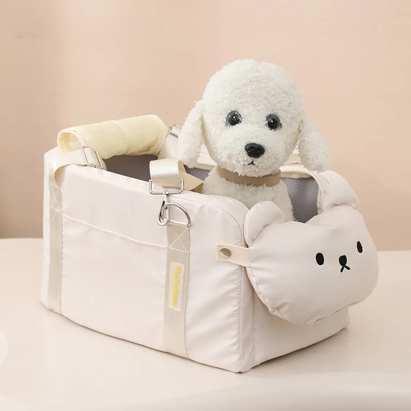 New Cat Backpack Outdoor Car Pet Bag Travel Car Dog Kennel, Car Center Console, Safety Seat, Small Pet Handbag Cat Bag 2024