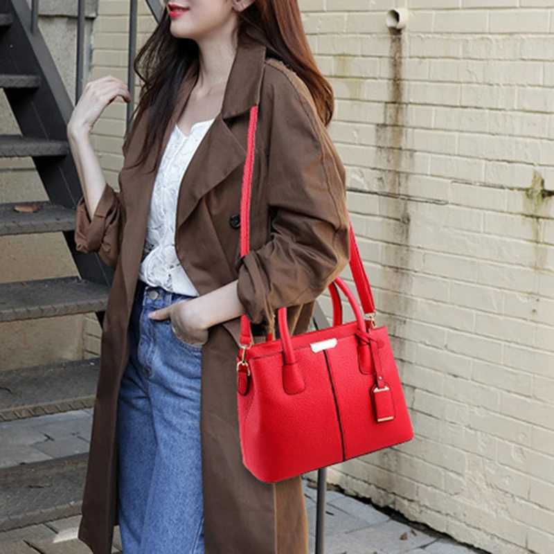 Ladies Large Tote Bag Female Square Shoulder Bags Womens BagsNew FashionWomen PU Leather HandbagsCrossbody Bags Z250303