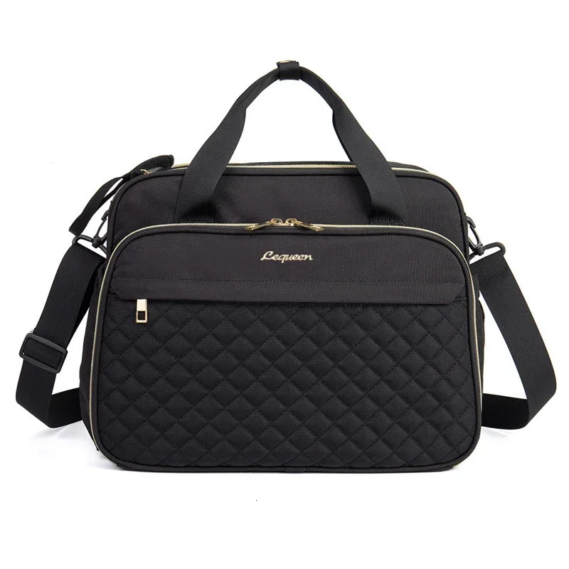 Waterproof Diaper bag black Nappy bag large capacity travel bag multifunctional pregnant and baby stroller bag type 250304