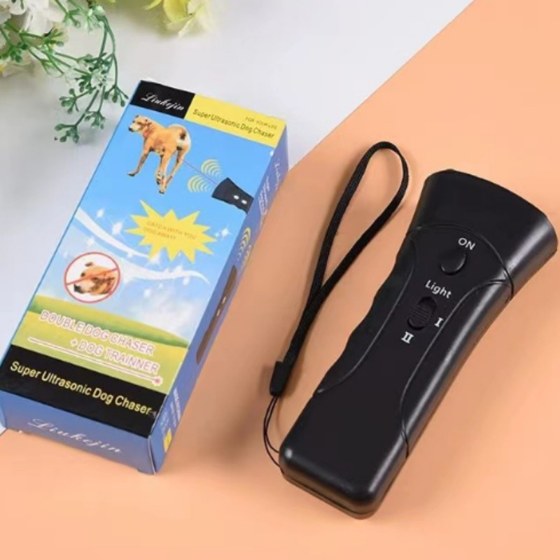ZF-853 Pet Dog Repeller Anti Barking Stop Bark Training Device Trainer LED Ultrasonic Anti Barking Ultrasonic Without Battery
