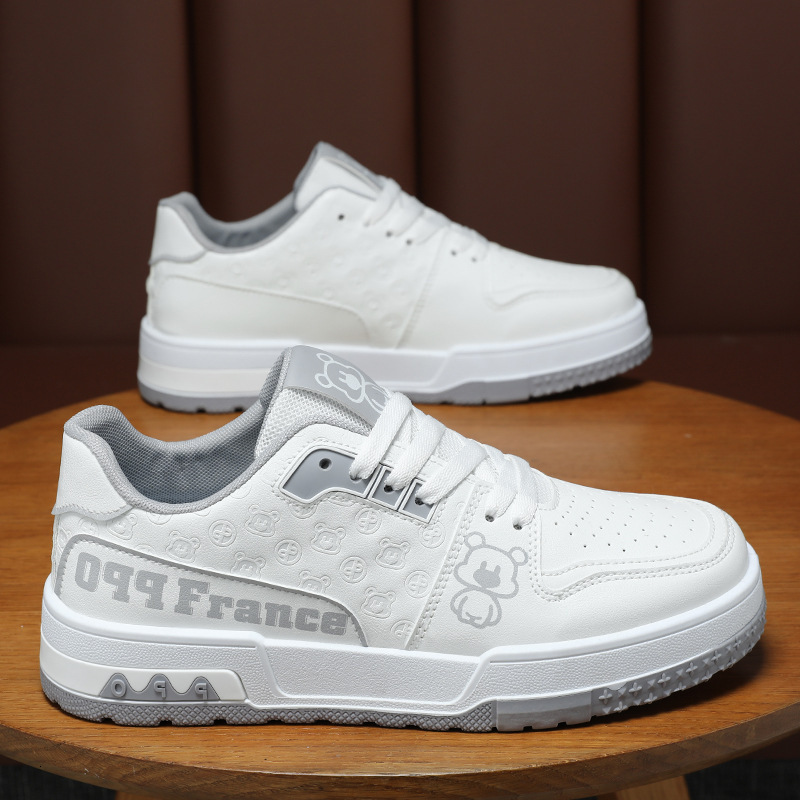 Summer Designer s New Breathable 2025S White Shoes Trendy And Versatile Thick Soled Men s Sports And Leisure Fashionable Board Shoes