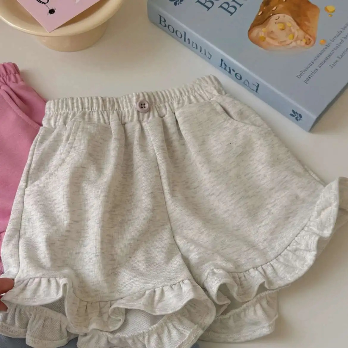 Baby Girls Short Pants Kids Candy Color Shorts Toddler Loose Trousers Summer 1 To 6 Yrs Childrens Clothes Fashion 250304