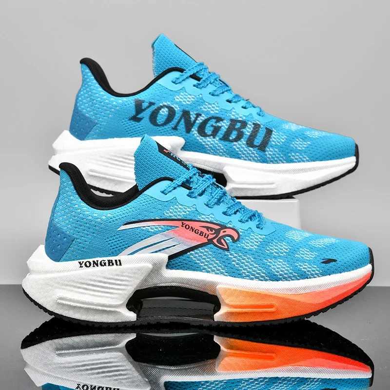 Unisex Sneakers Mesh Breathable Flat Cfortable Casual Tennis Shoes Lace-up Cushioning Marathon Jogging Shoes for Men Wen Z250304