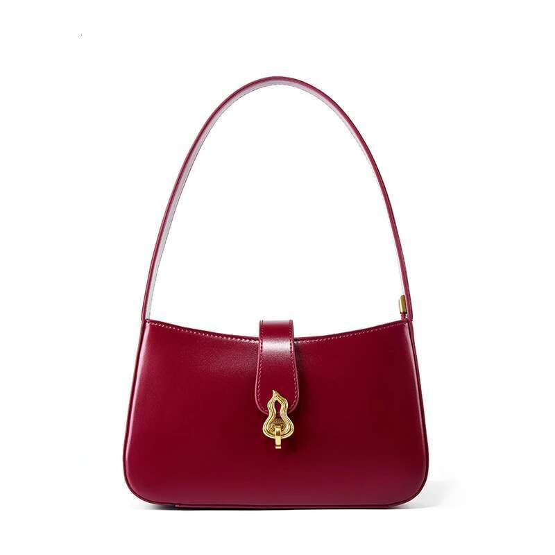 Genuine Leather Women's High-Quality Cowhide Shoulder Bag Designer Bags Women 2024 Trend Female Handbags 2690