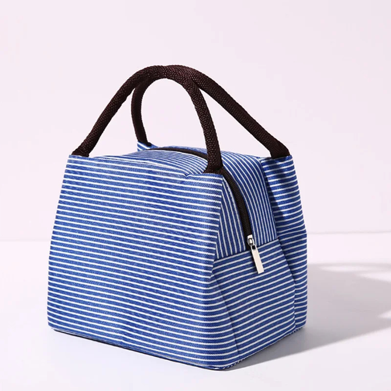 Portable lunch bag heat insulated lunch box storage bag school lunch box 250228
