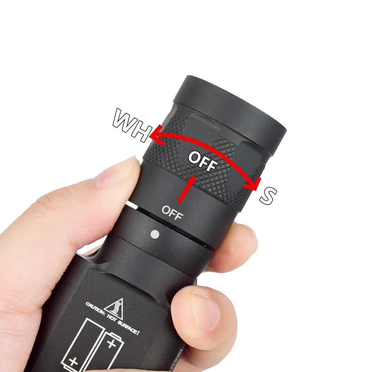 Tactical Outdoor Hunting Weapon Light X400 series Infrared air gun Weapon torch light With Upgrade Rote Dual Function SwitchXJ250303