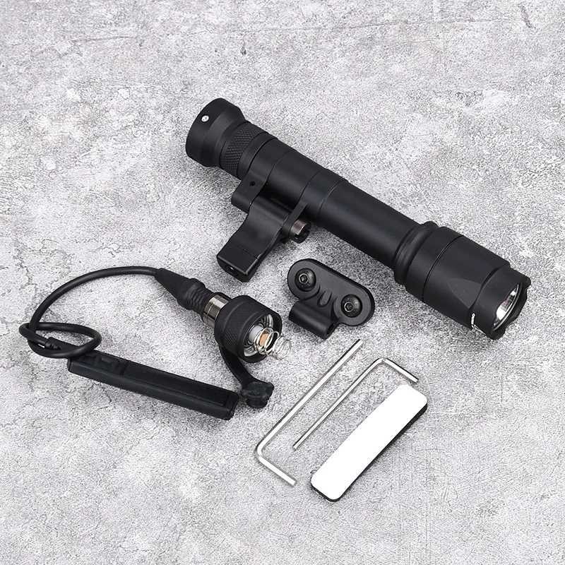 Weapon Light M640 M640C Tactical Flashlight With Picatinny/M-Lok/Keymod Rail Hunting Airsoft Gun Light Outdoor Field LightingXJ250303
