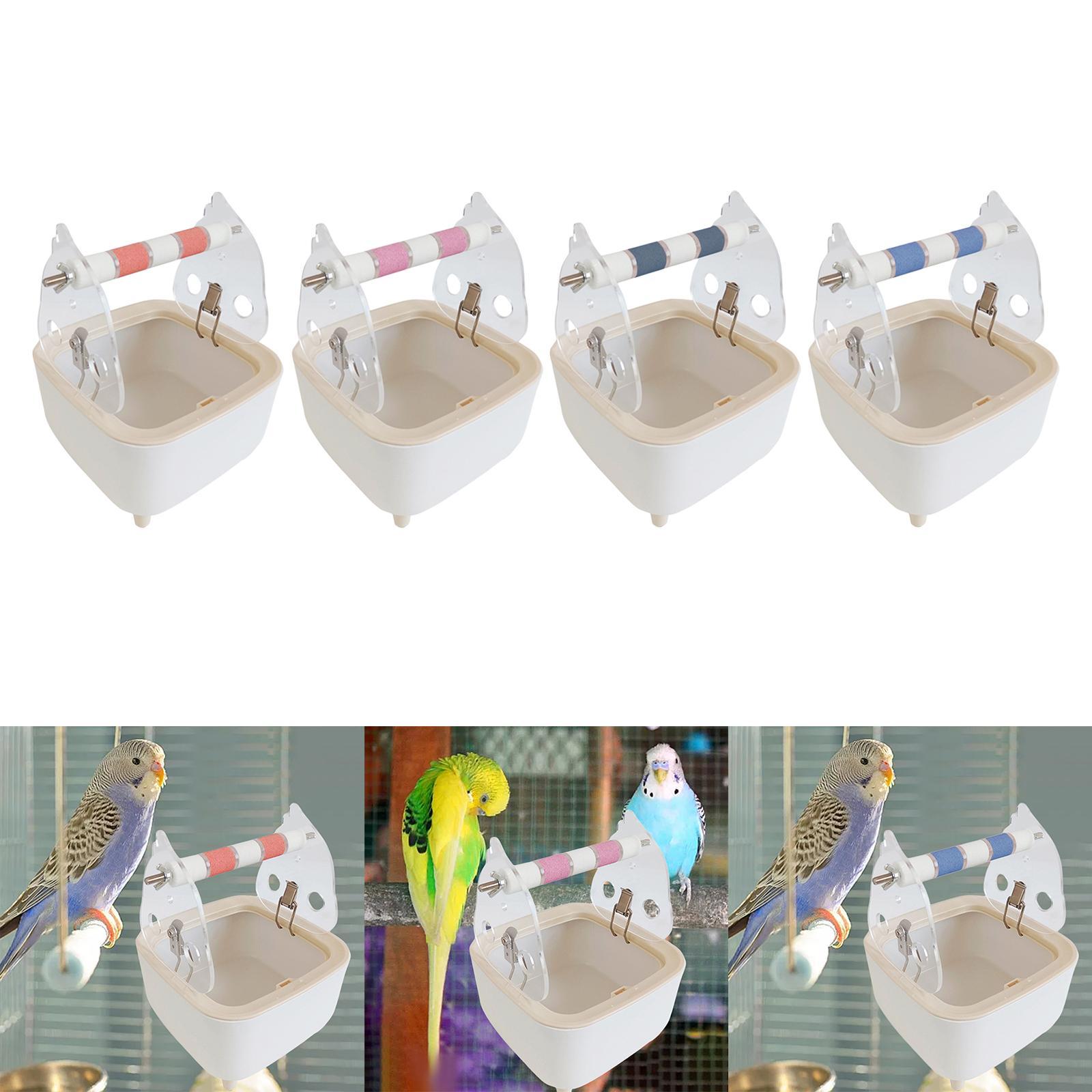 Parrot Training Toilet Stand Bite Toys Interactive Stand Bird Perch Bird Dropping Station for Lovebirds Cockatiels Cockatoo
