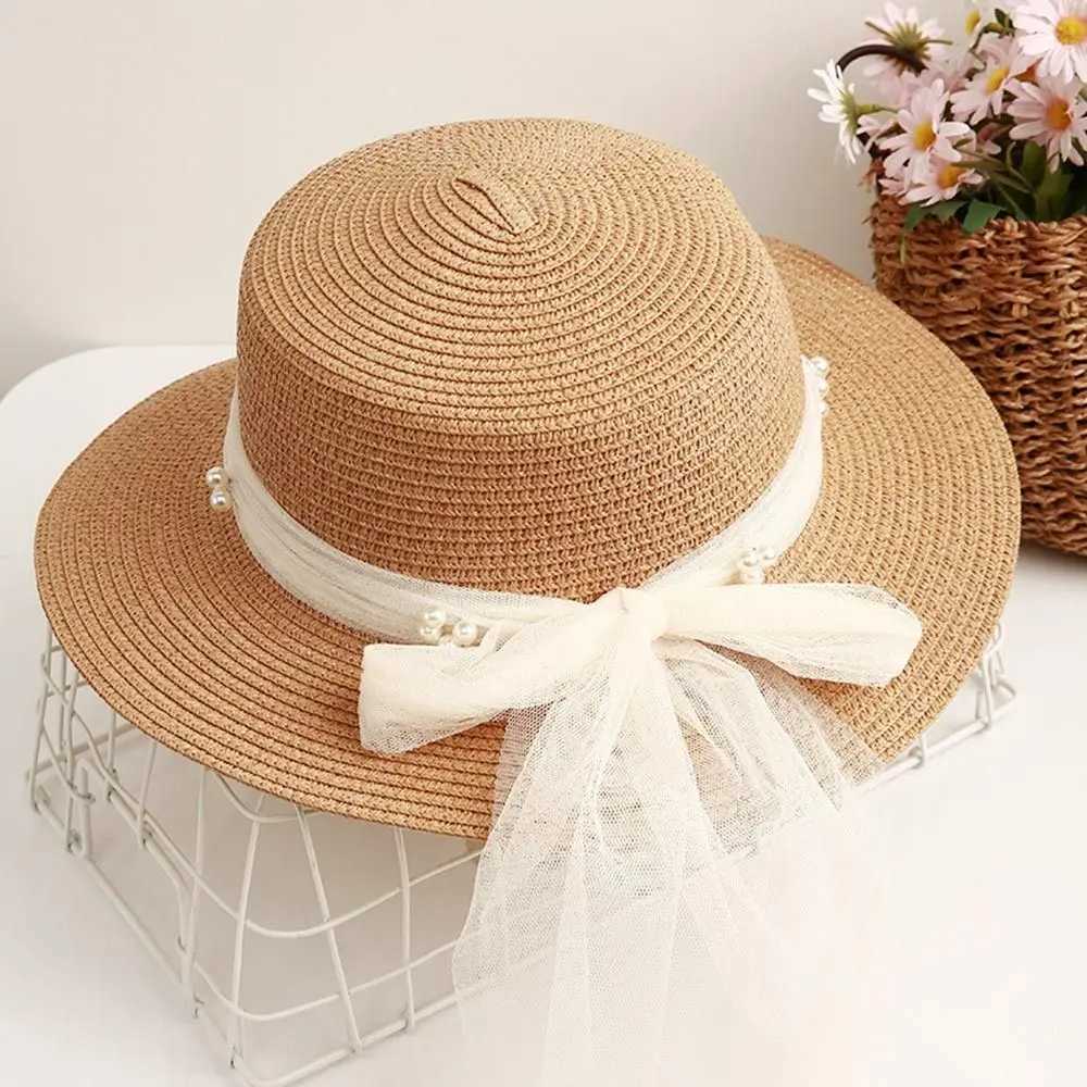 Summer Str Hat Large Brim Sun Hats For Women Panama Beach C Outdoor Travel Elegant Holiday HatXJ250304