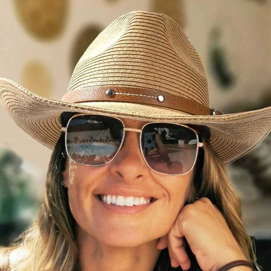 Women Summer Outdoor Foldable Beach Hats Big Size 62cm Cowboy Hat Men Jazz Str Hat UV Sun Protection Travel Fashion Sun HatsXJ250304