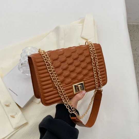 Red OL Chain Woman Handbag 2024 Trend Luxury Women Girl Shoulder bag PVC Lady Crossbody PU Purses Womens Leather Totebag Z250303