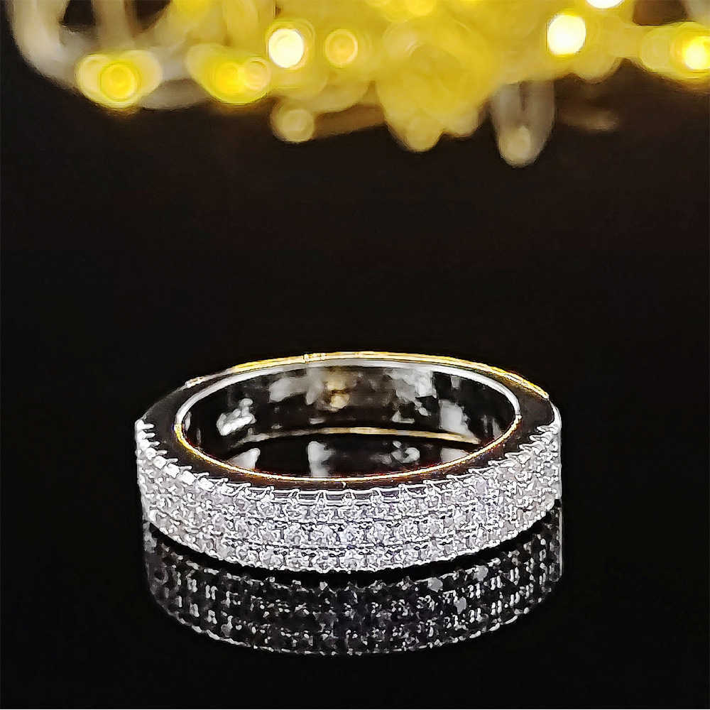 Couple Rings Explosive ring plain ring womens color does not fade r802 H25303