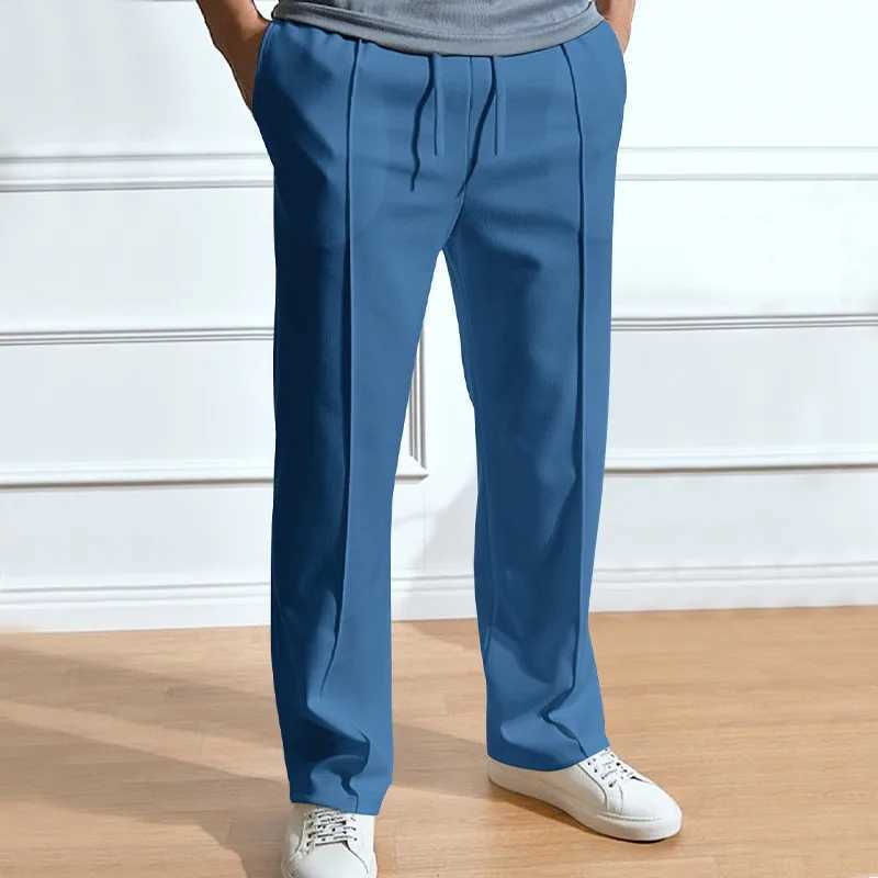 Mens sports pants soft and comfortable loose and wide legs Trouser sports runners straight leg pants loose pocketsXJ250303