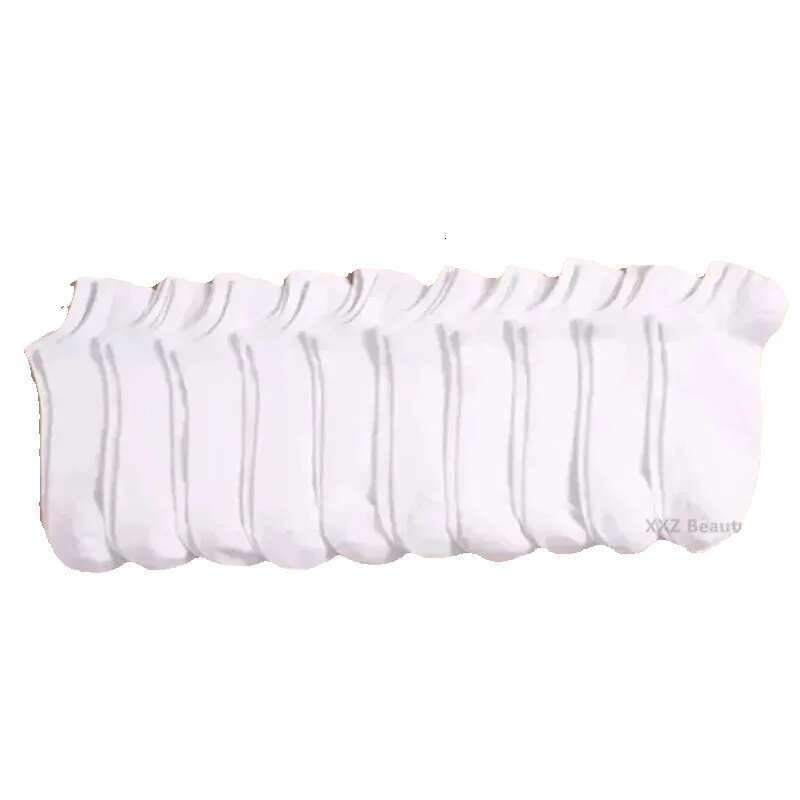 White Breathable Boat Socks: 020 Pairs Non-Slip No-Show Ankle Socks For Women And Men