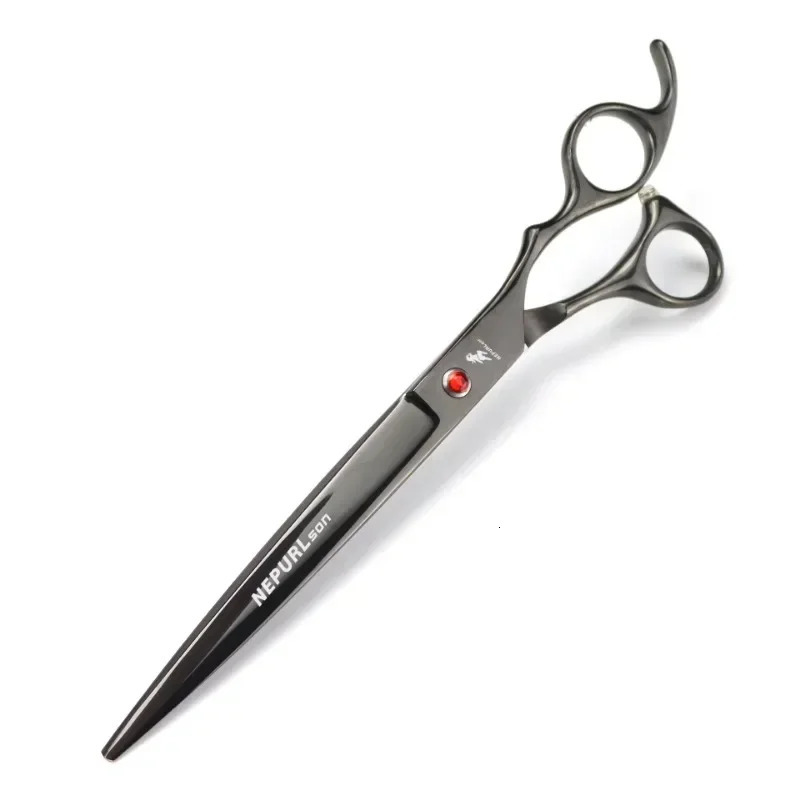 8 Inch Pet Scissors KitStraight Cut Thinning Scissors and Curved Scissor Fish Bone Shears Dog Grooming Scissors Set 250304