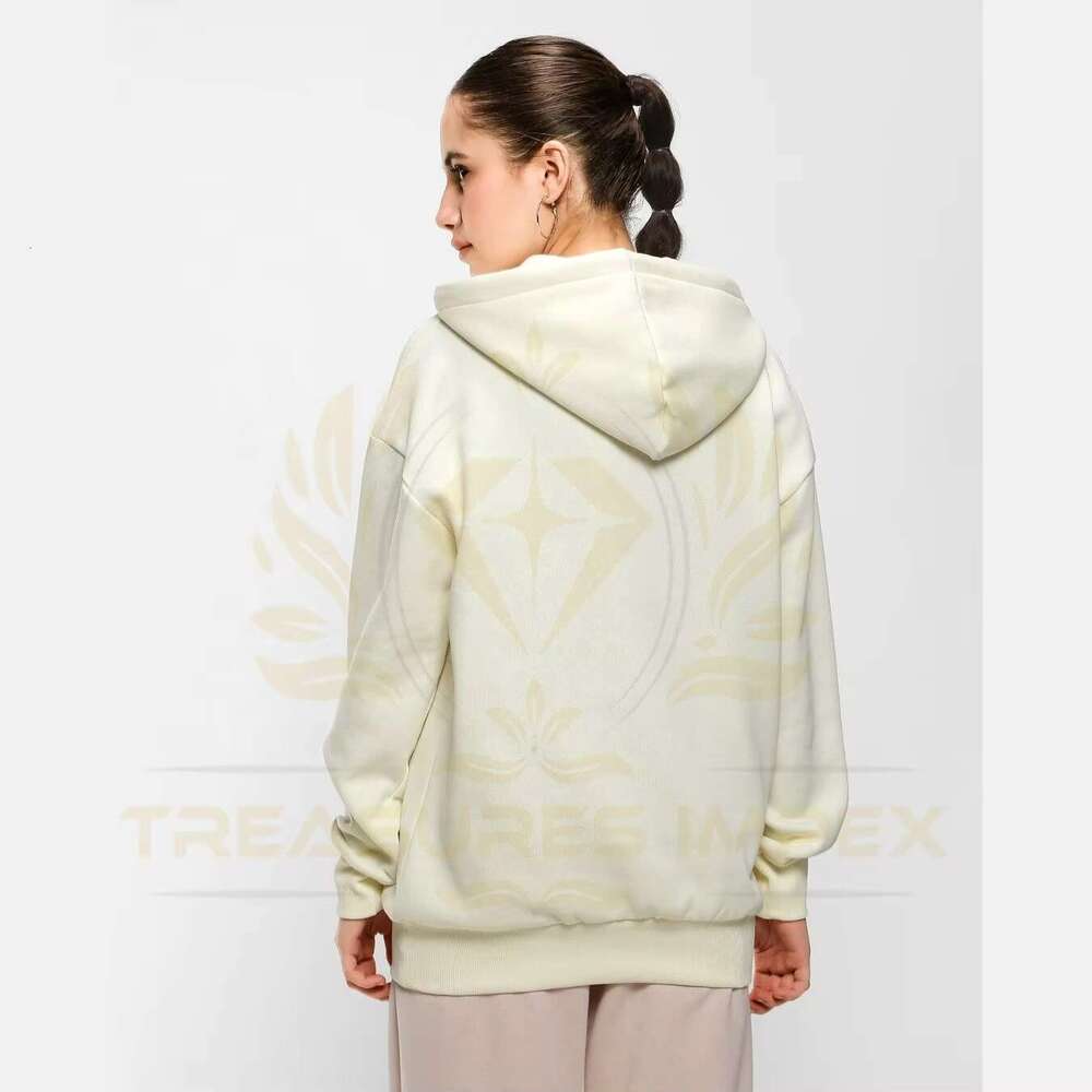 Custom Fiess Cotton Basic Pullover For Women Private Hoodie Embroidery Fleece Sweatshirt