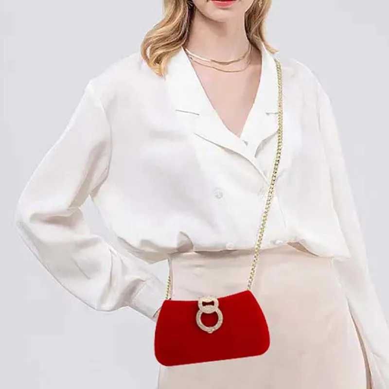YYW Red Moon Clutch Bags Design Women Clutches Diamonds Golden Velvet Evening Bags Party Wedding Handbags Purse Shoulder Bags Z250303