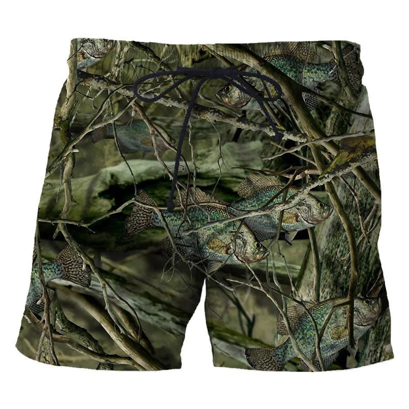 Camouflage Leaves Mens Beach man swimsuit Shorts 3d Printed Camo Fashion Board big size swimwear men swimming trunk 250224