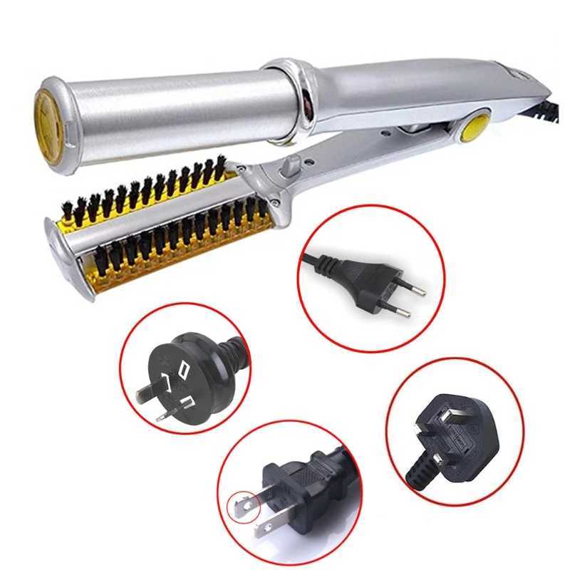 Curling Irons Professional straightening iron curling iron straightener and curling iron 2-in-1 multi hair styling tool flat iron z250304