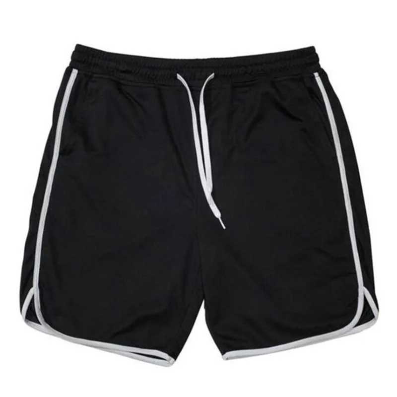 Solid Color Shorts Mens Sports Shorts Mesh Quick Drying Breathable Basketball Capris Summer Running Training PantsT250304