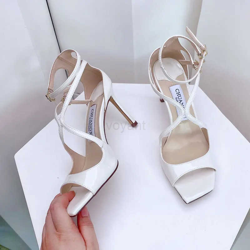 shoes wan 2024 trend luxury wens shoes For Wen Summer Gladiator Sandals New Square High H Fi Ladies Shoes Z250304