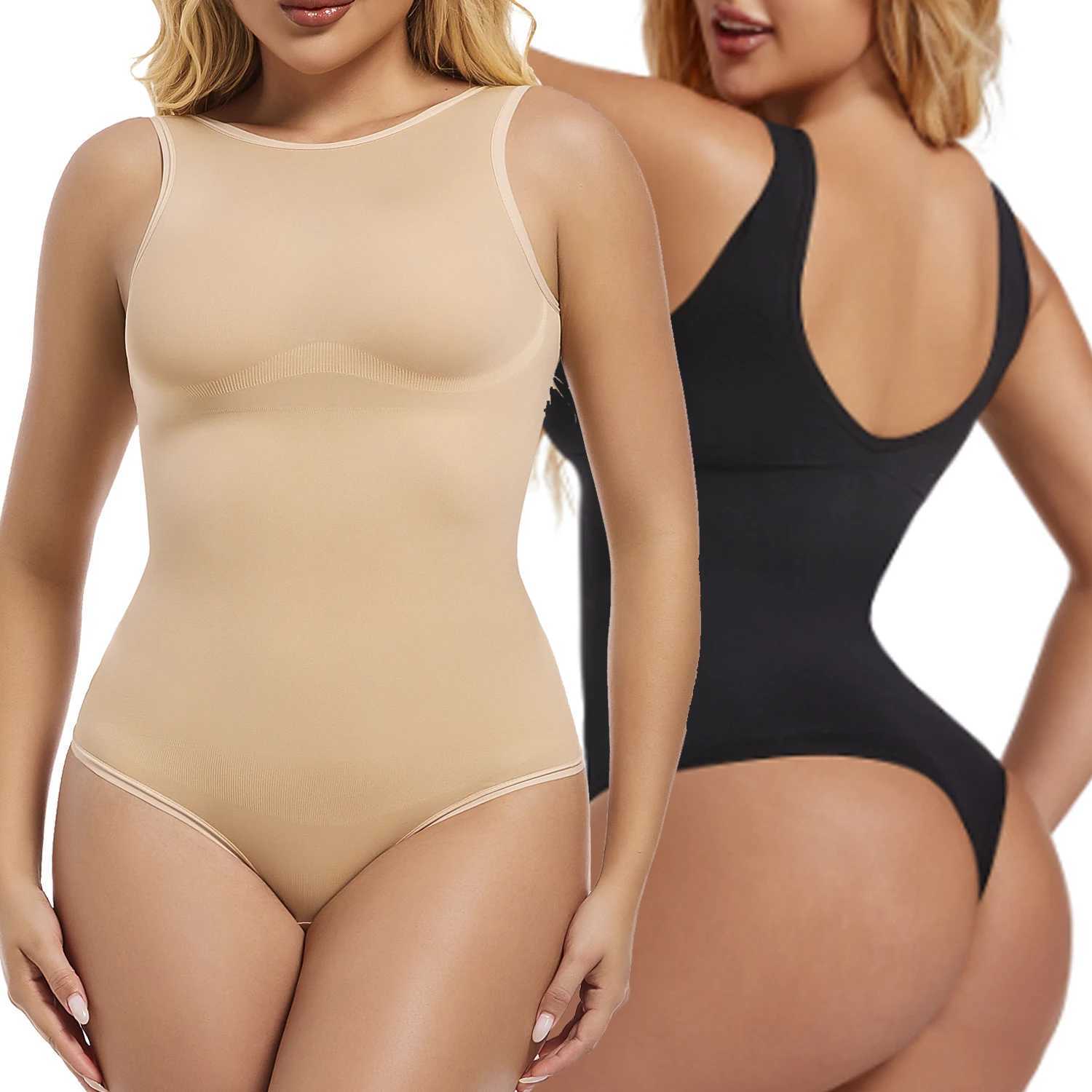 New Thong Shapewear Tummy Control Womens Sexy Backless Bodysuit Slimming Waist Push Up Breast Smooth Body Fe UnderwearXJ250304