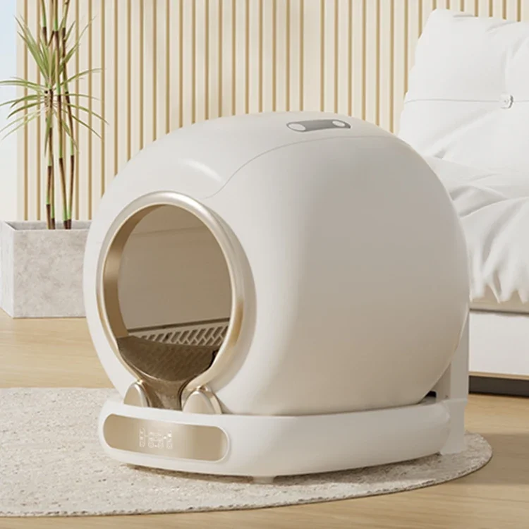 New design Automatic Self Cleaning Cat litter box For Multiple Cat with app control With 65L space
