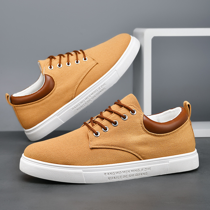 New Men's 2025 Summer And Autumn Designer Board Shoes Canvas Personalized Korean Edition Fashion Versatile Comfortable Thick Soled Height Increas